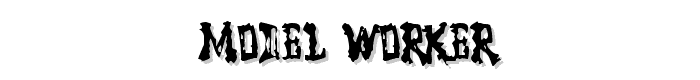 Model Worker font